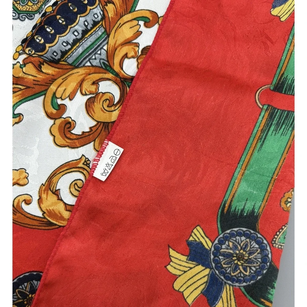 Scarf Abstract Design Made in Korea Womens 34.25
